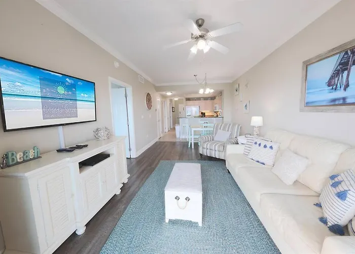 10th Floor Crystal Tower 2 Bedroom With 2 Outdoor Pools, Lazy River, Heated Indoor Pool, And Direct Access Apartment Gulf Shores